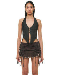 ORIANA TOP DARK INDIGO