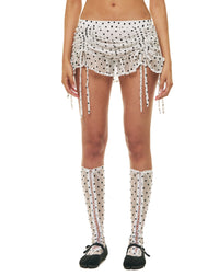 ESCOLAR MINI SKIRT DOTS