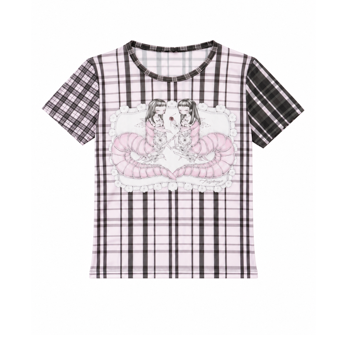 SWEET EVIL TWINS BABY TEE