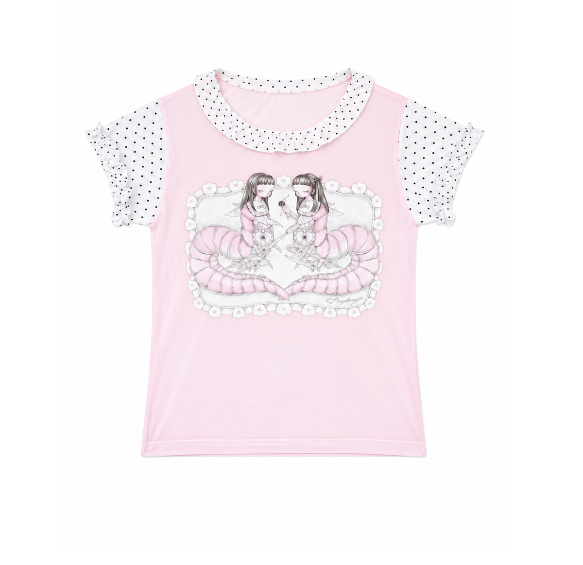 SWEET EVIL TWINS BABY TEE