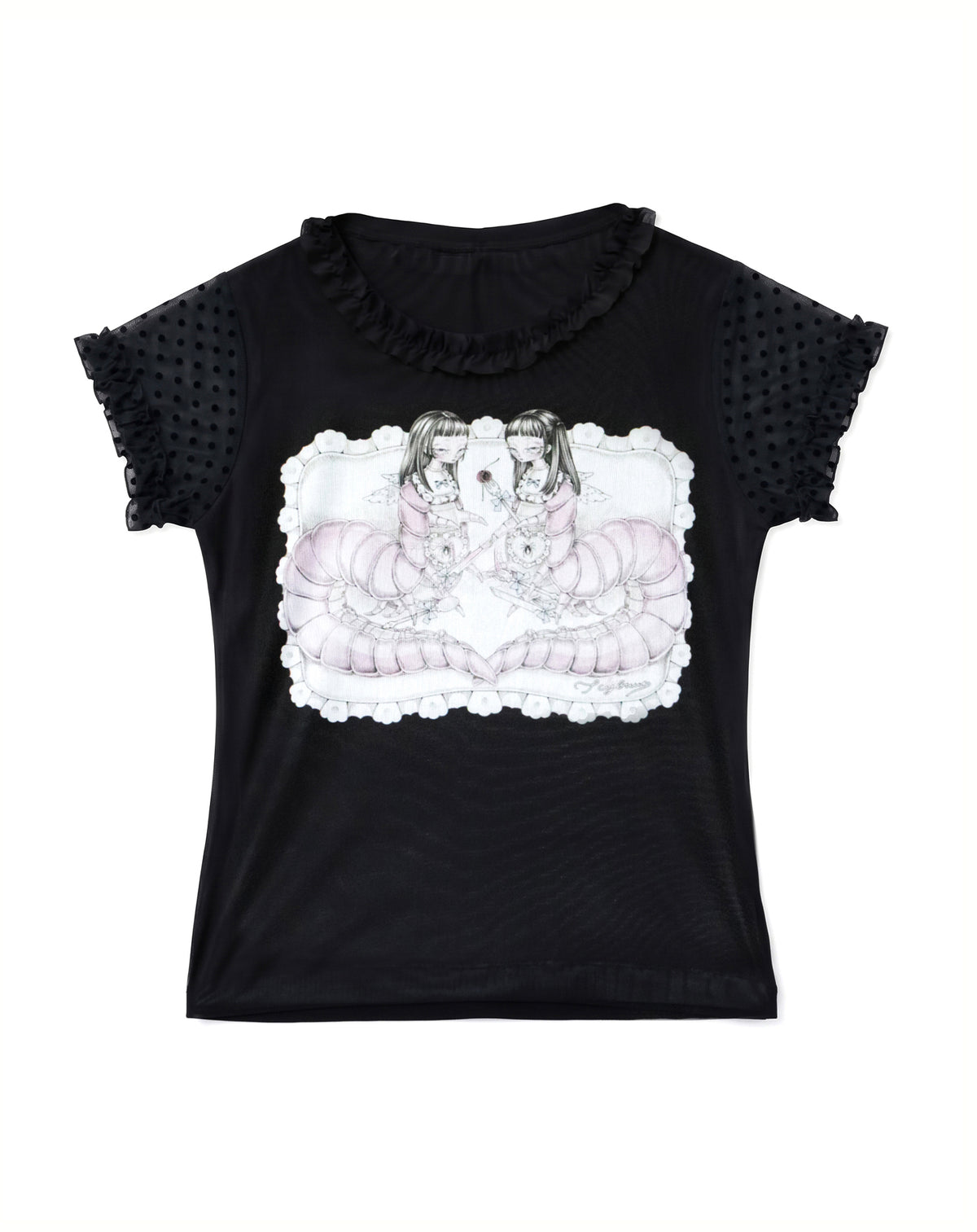EVIL SWEET TWINS BABY TEE