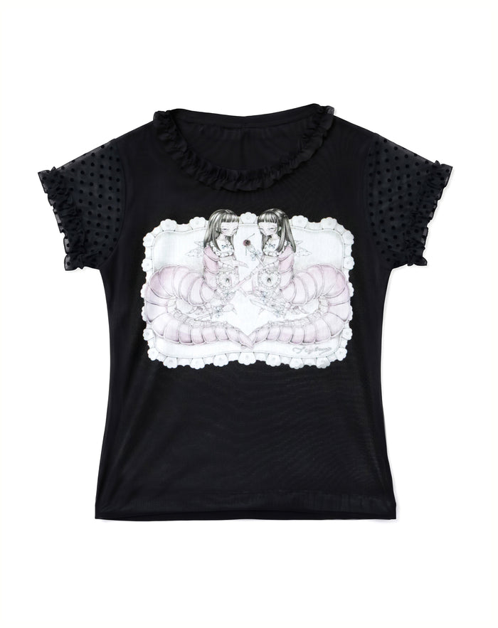 EVIL SWEET TWINS BABY TEE
