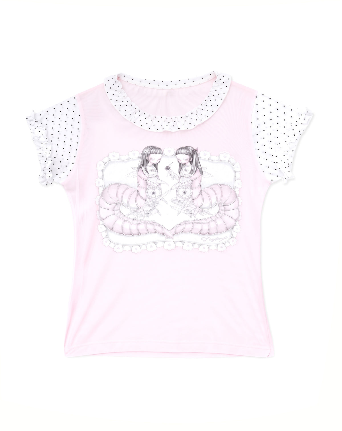 SWEET EVIL TWINS BABY TEE