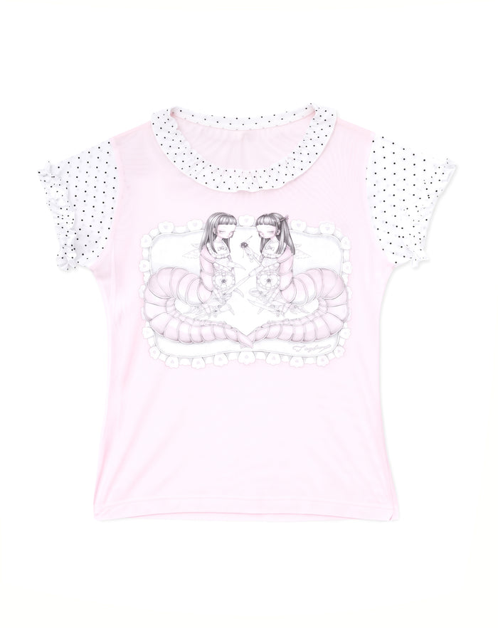 SWEET EVIL TWINS BABY TEE