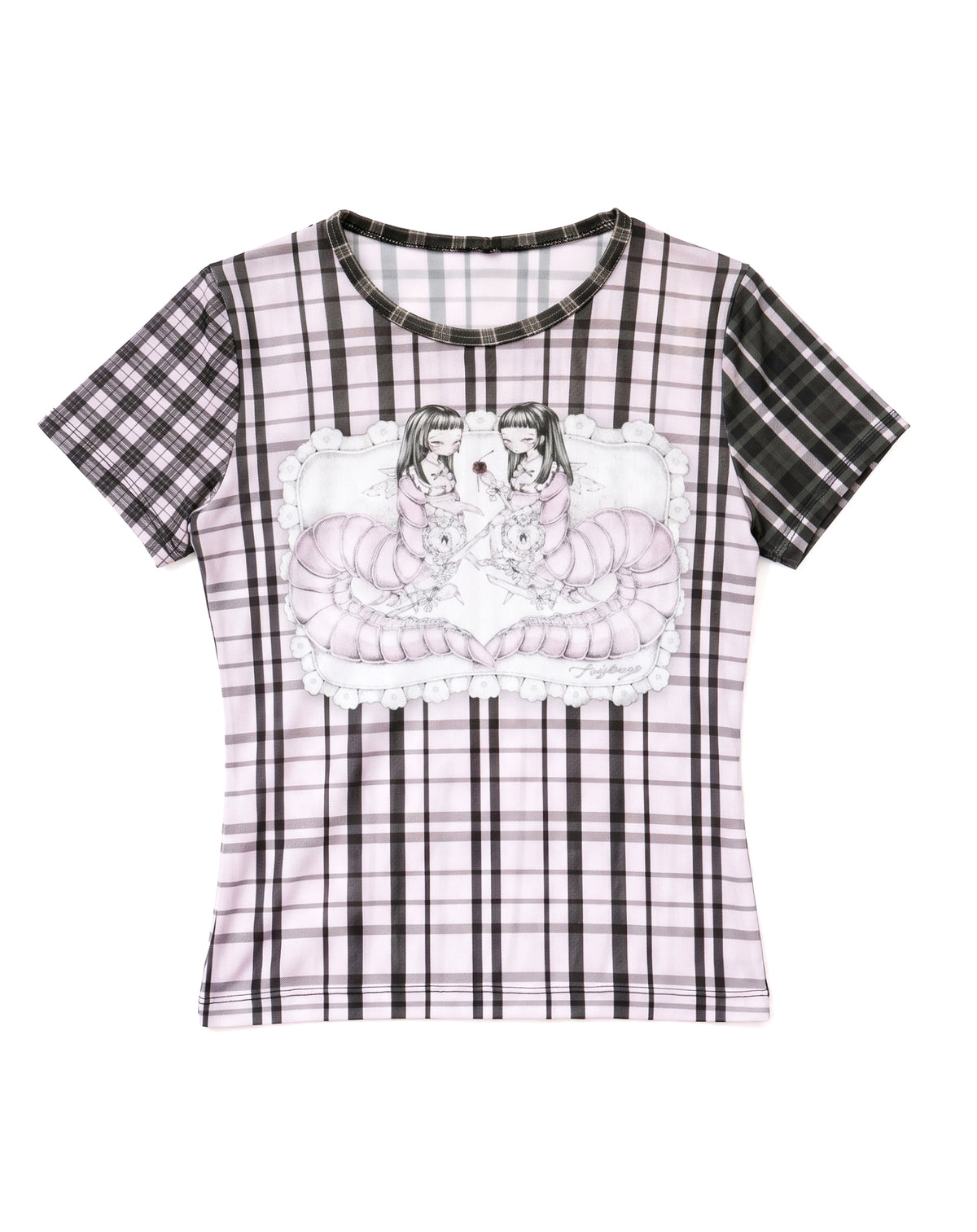 SWEET EVIL TWINS BABY TEE