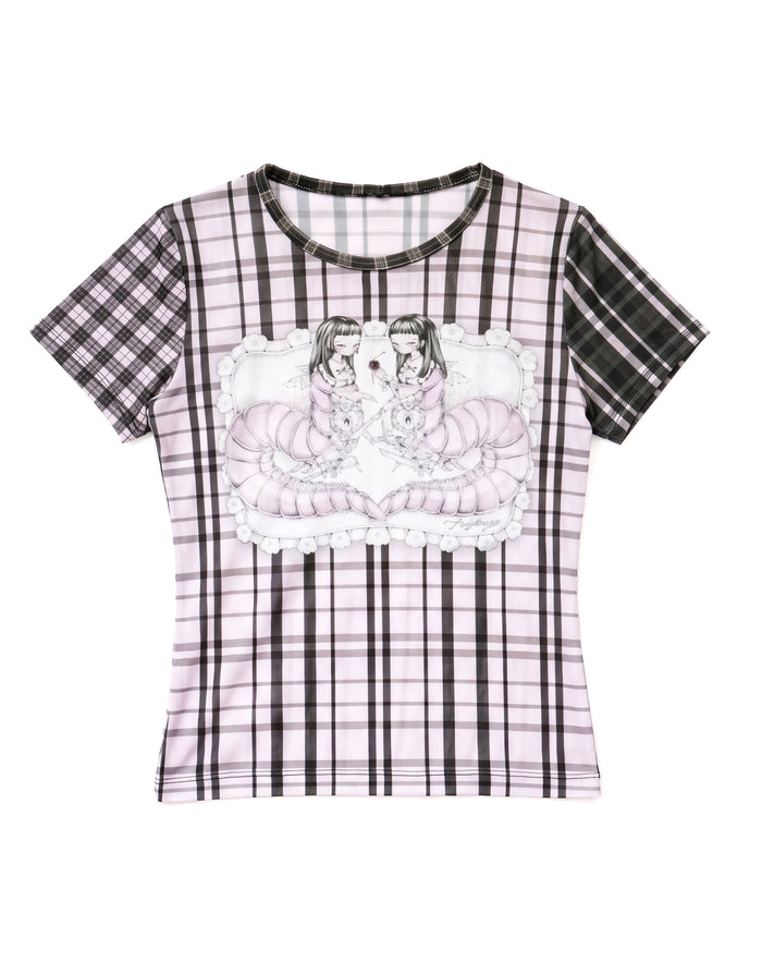 SWEET EVIL TWINS BABY TEE