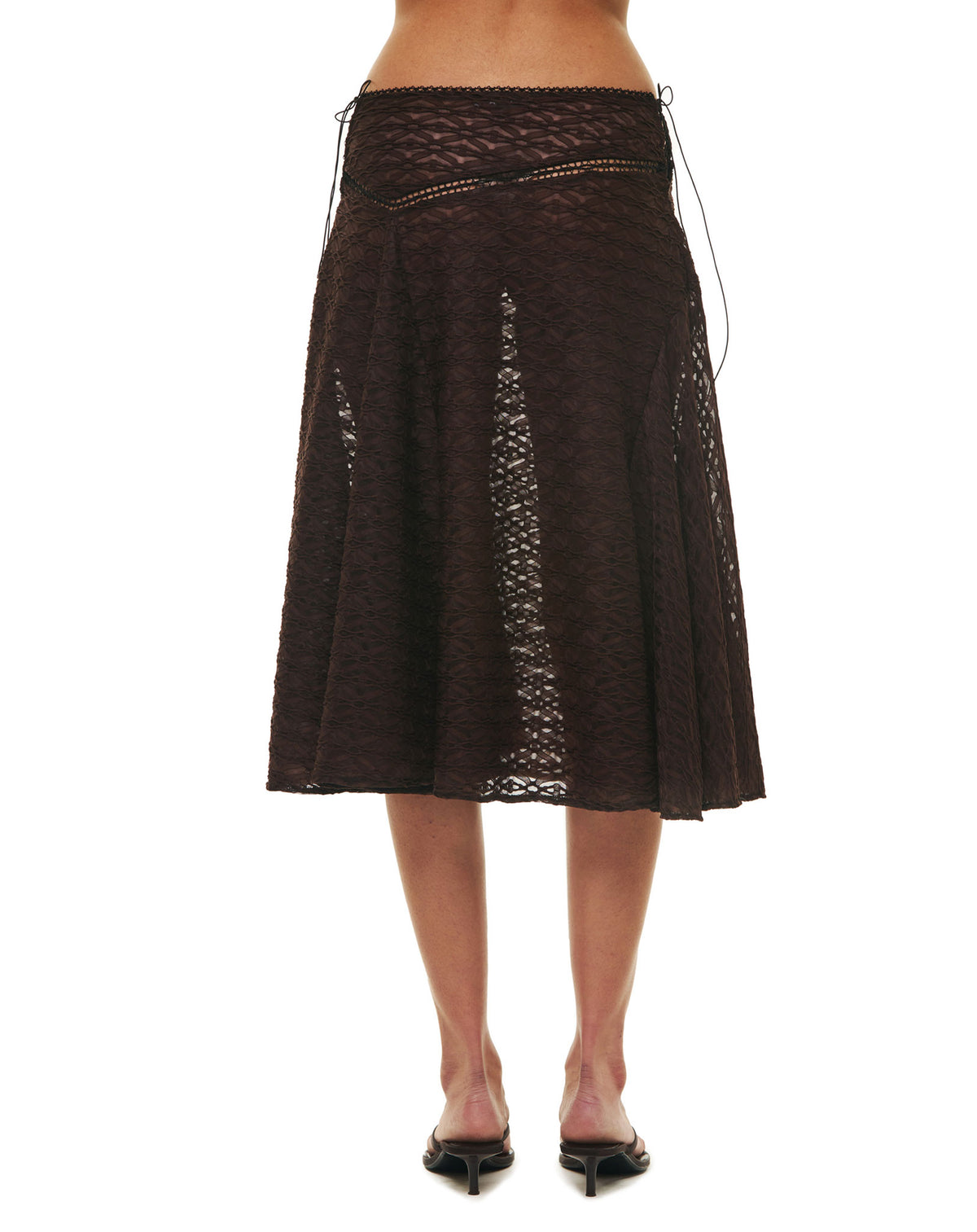 LILA MIDI SKIRT LACE