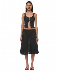 LILA MIDI SKIRT & LILA TOP LACE