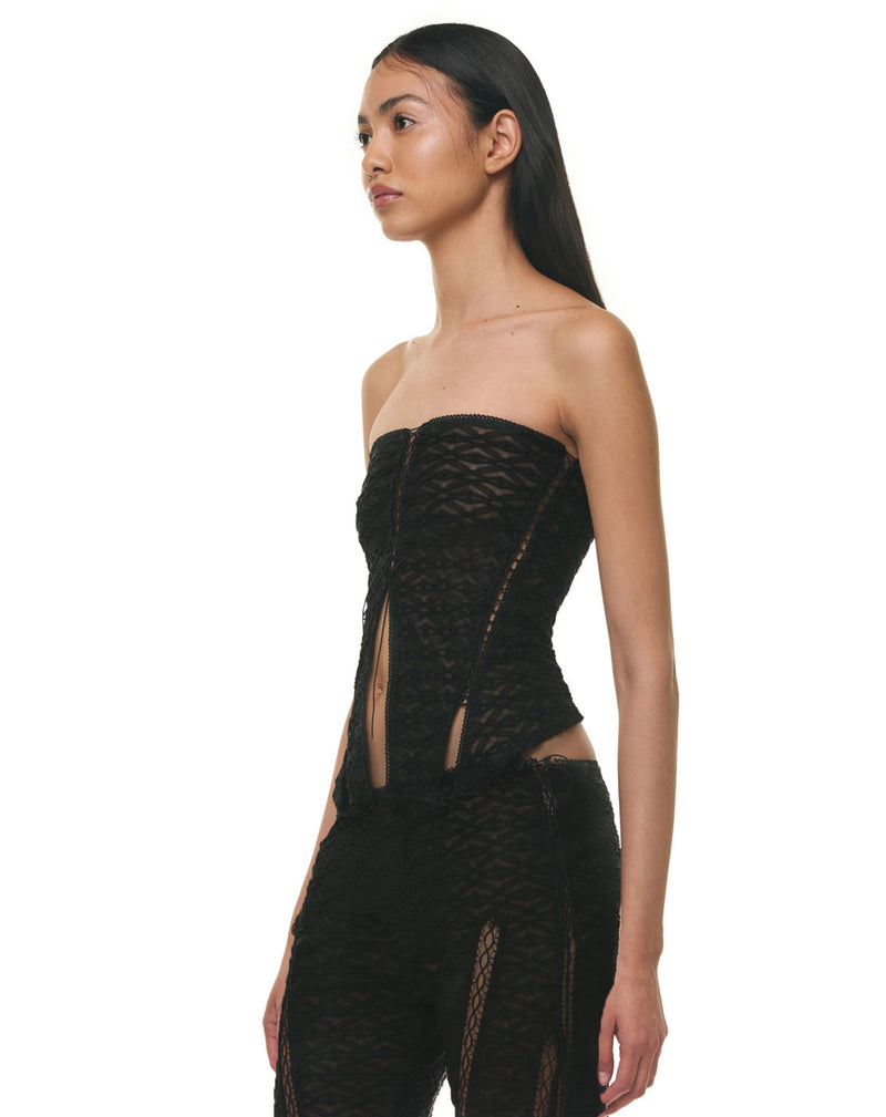 LILA STRAPLESS LACE