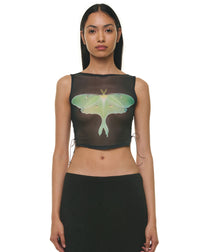 LUNA MOTH TOP MESH