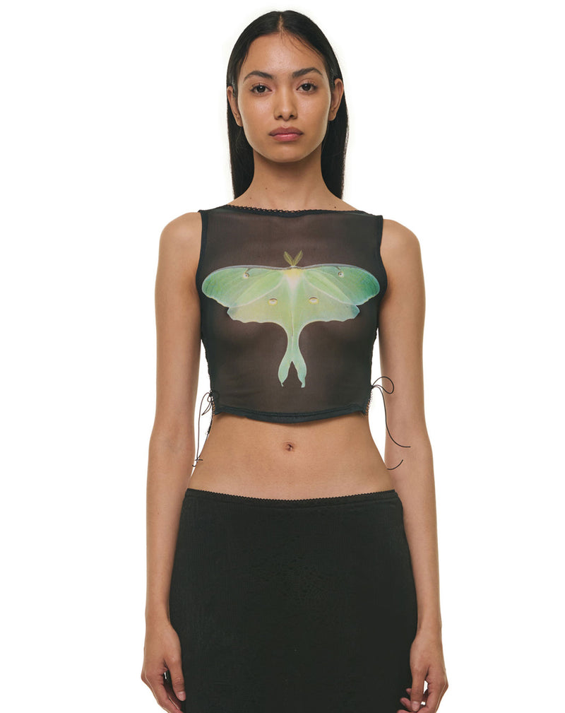 LUNA MOTH TOP MESH