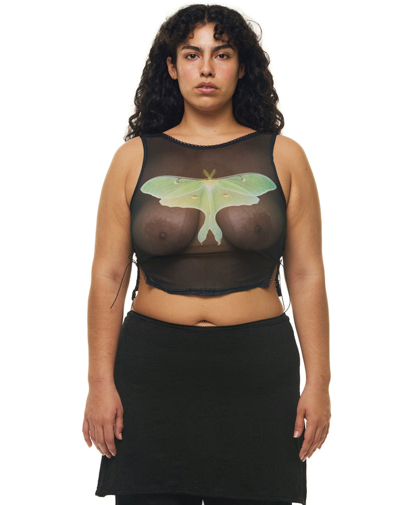 LUNA MOTH TOP MESH