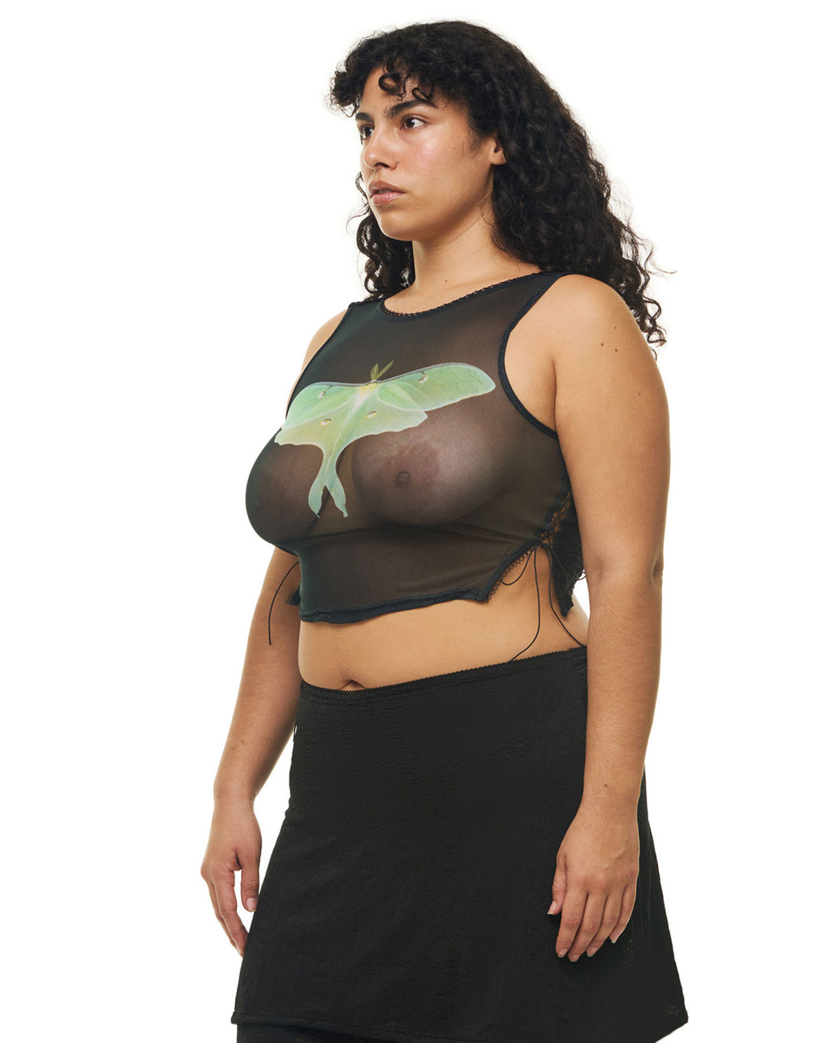 LUNA MOTH TOP MESH