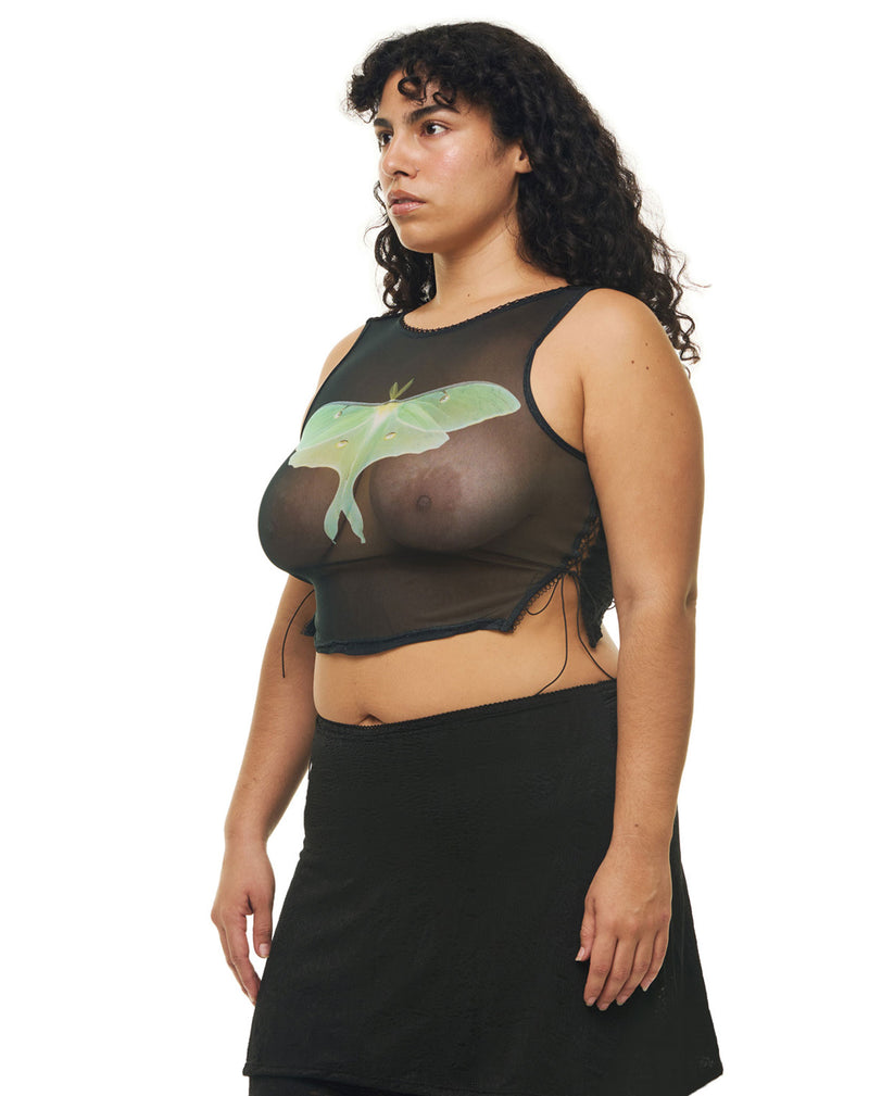 LUNA MOTH TOP MESH